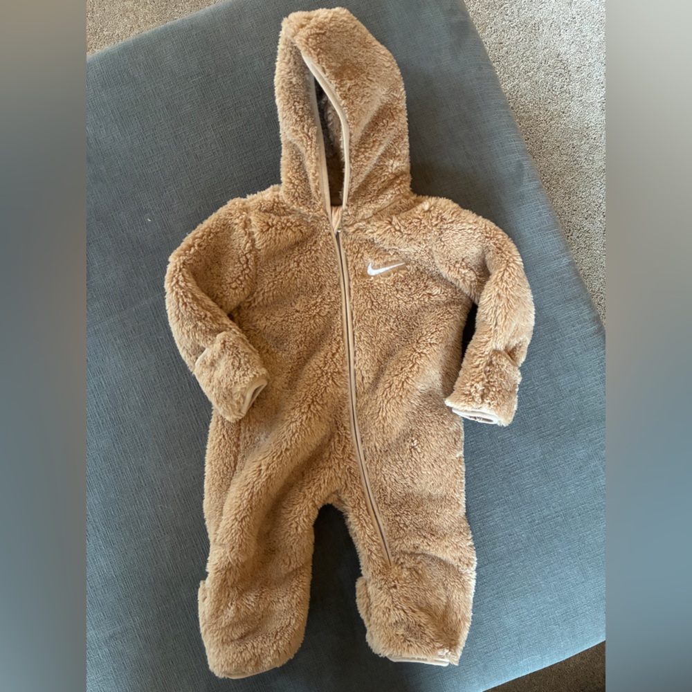 Nike fuzzy onesie